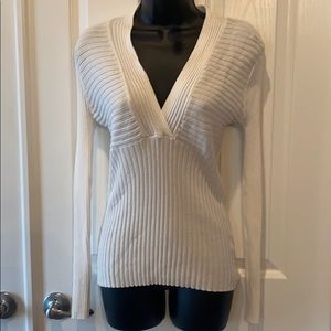 Vneck sweater blouse